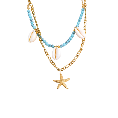 Maya Ocean & heart Charms Necklaces collection