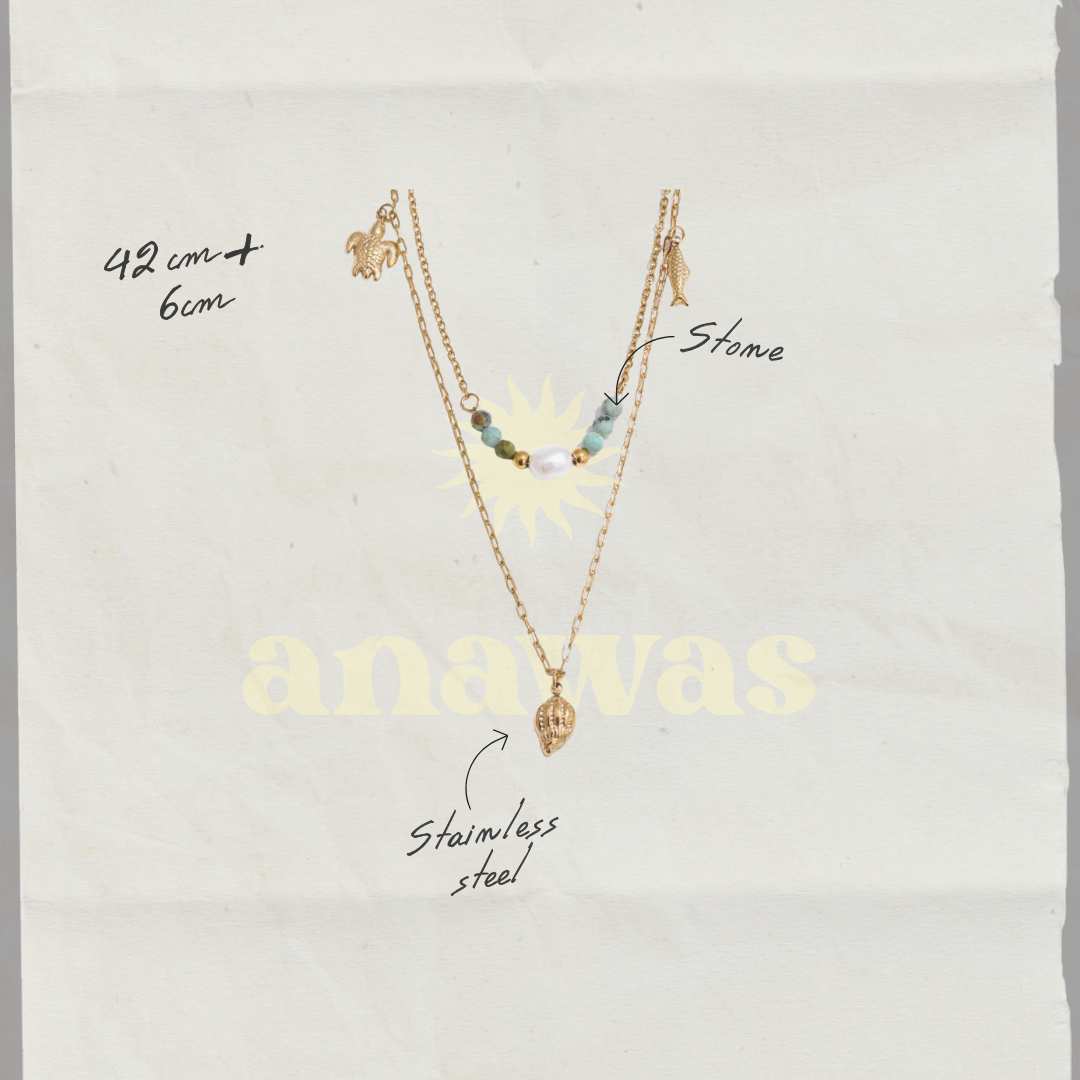 Dewi Ocean Charm Necklace