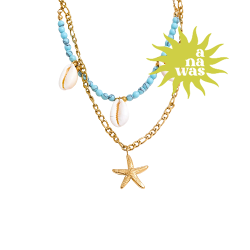Maya Ocean & heart Charms Necklaces collection