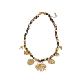 Amani Golden Leopard & Sun Pendant
