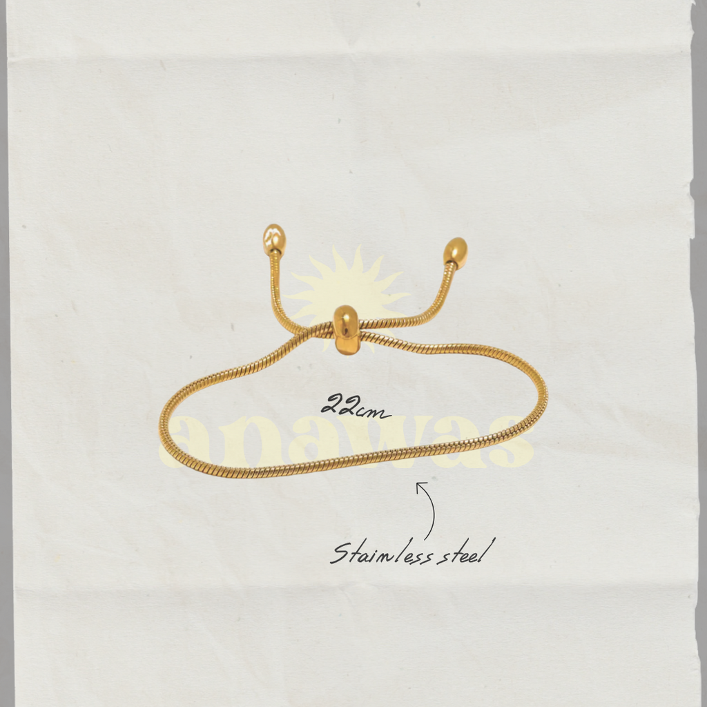 Hana Minimal Adjustable Chain bracelet