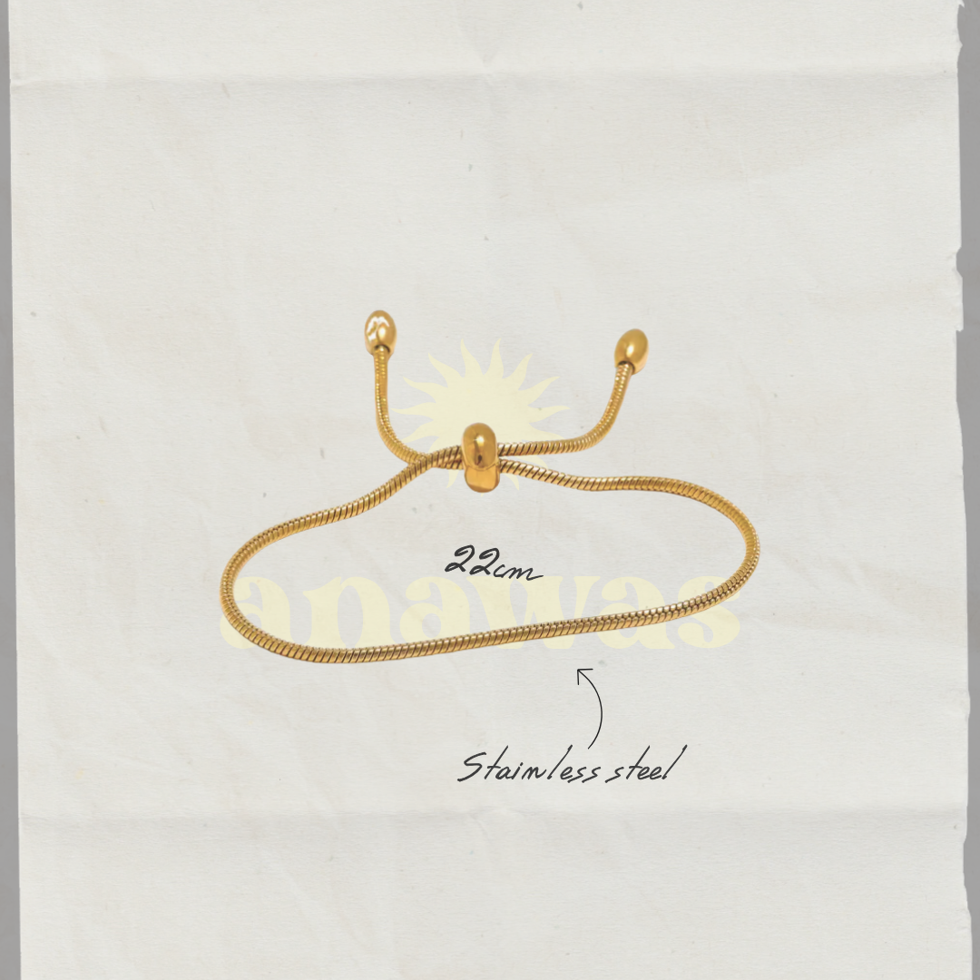 Hana Minimal Adjustable Chain bracelet