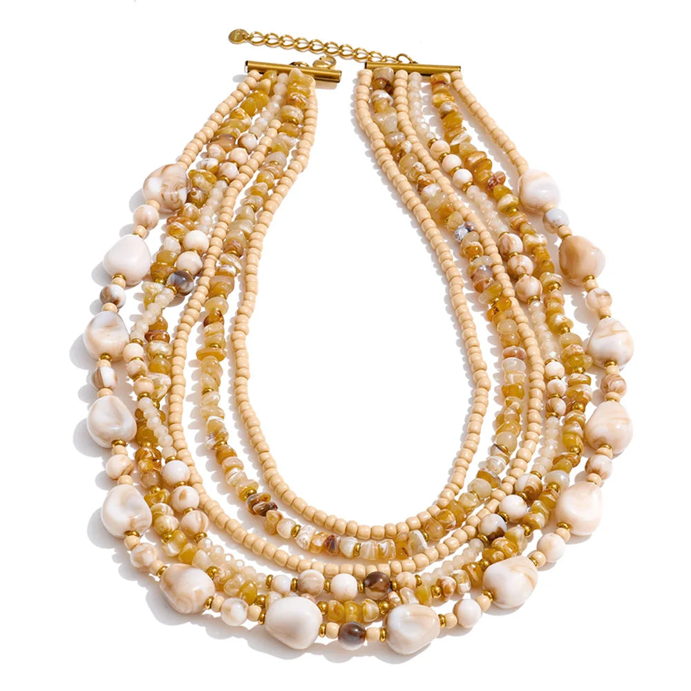 Camila Necklace - Handmade Beads Bohemia