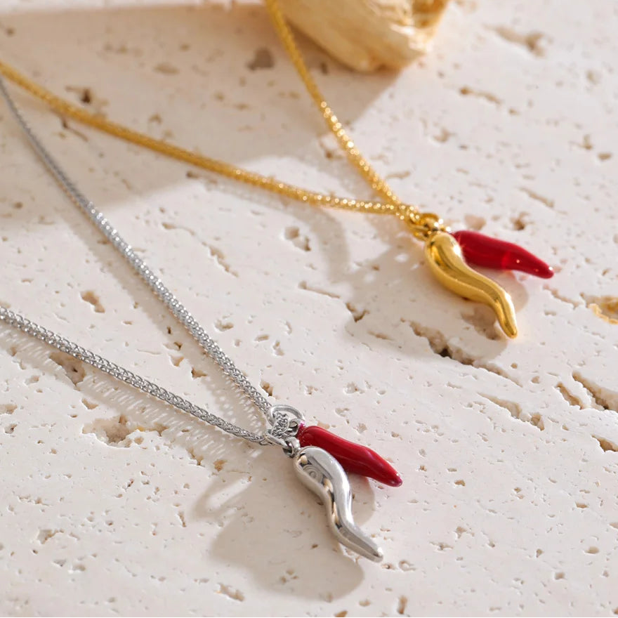 Capsa Red Chili Necklace