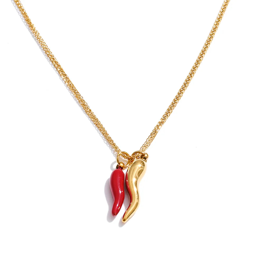Capsa Red Chili Necklace