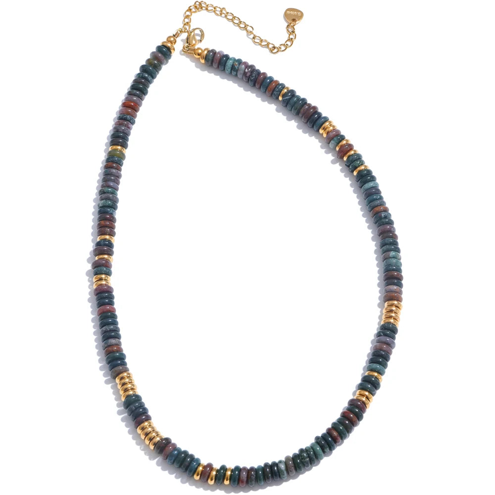 Anaya Colorful Natural Stone Necklace