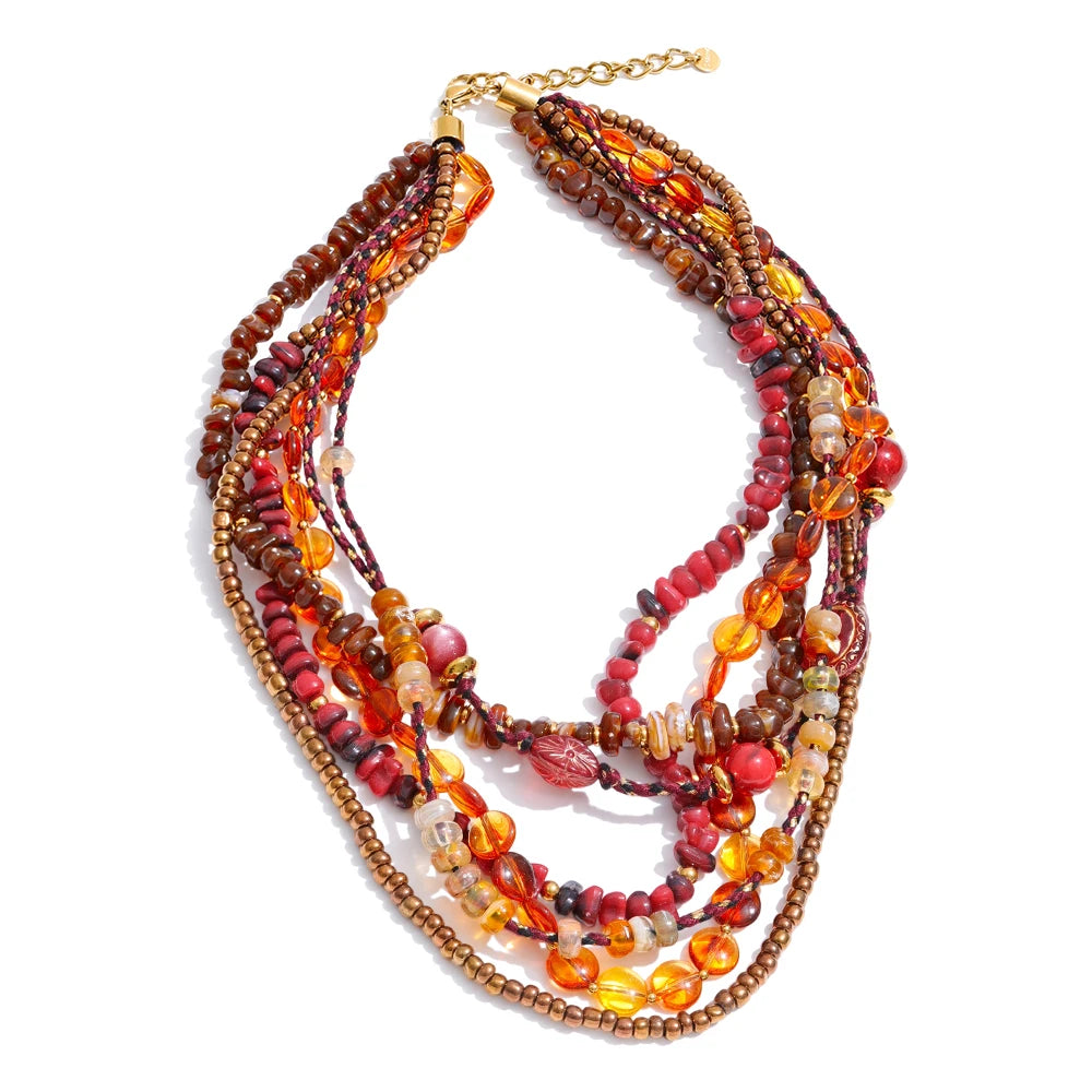 Camila Necklace - Handmade Beads Bohemia