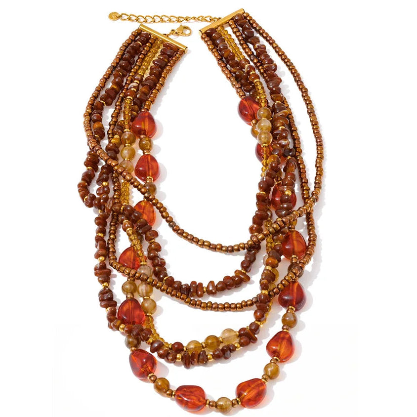 Camila Necklace - Handmade Beads Bohemia