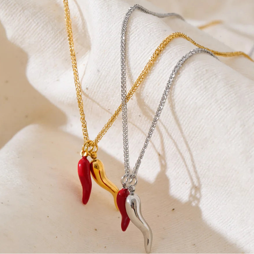 Capsa Red Chili Necklace