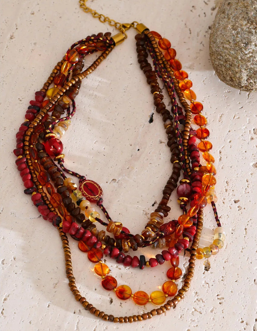 Camila Necklace - Handmade Beads Bohemia