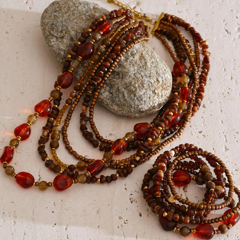Camila Necklace - Handmade Beads Bohemia