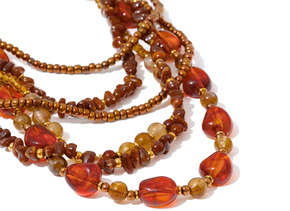 Camila Necklace - Handmade Beads Bohemia
