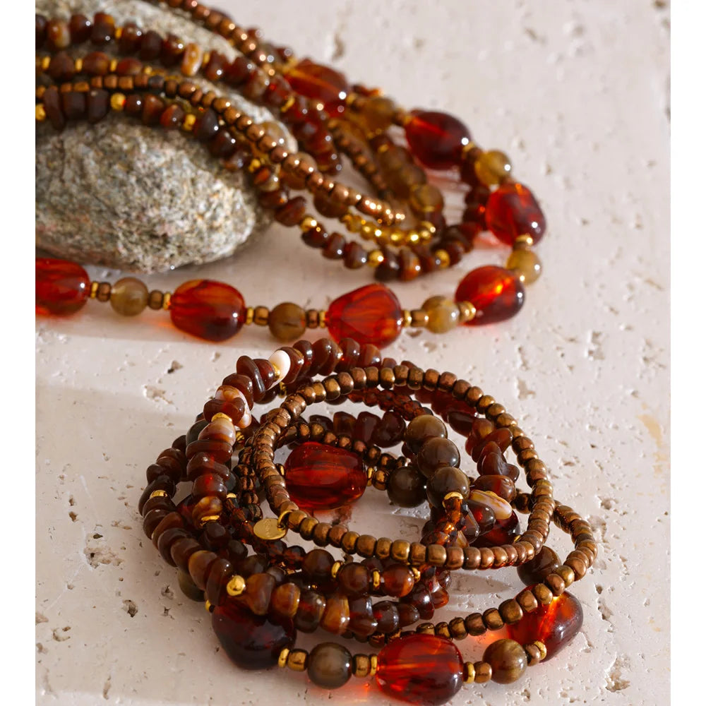 Camila Necklace - Handmade Beads Bohemia