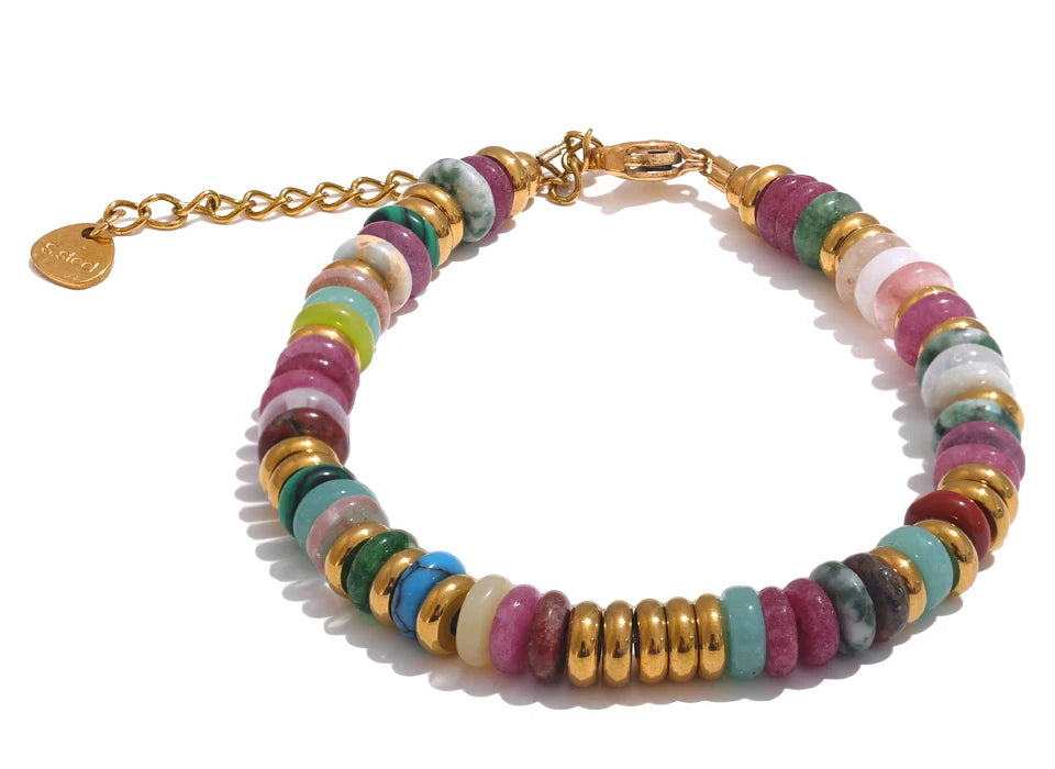 Anaya Colorful Natural Stone Bracelet