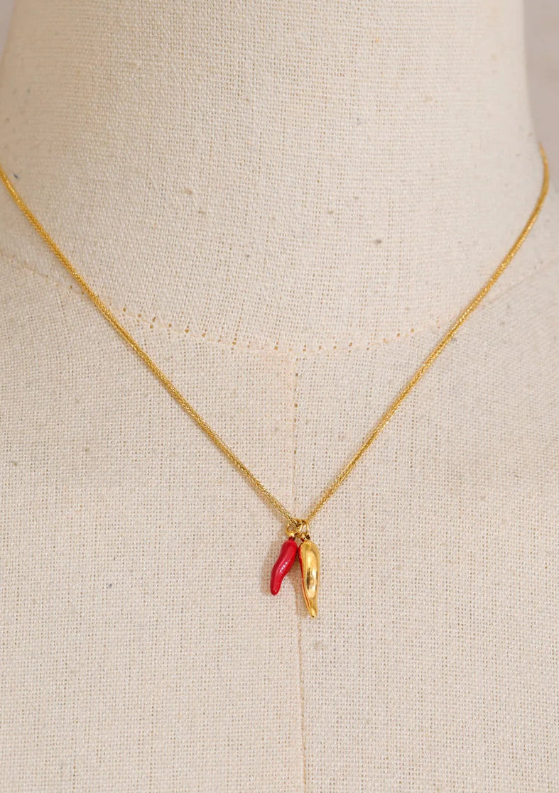 Capsa Red Chili Necklace