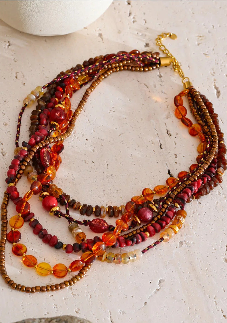 Camila Necklace - Handmade Beads Bohemia