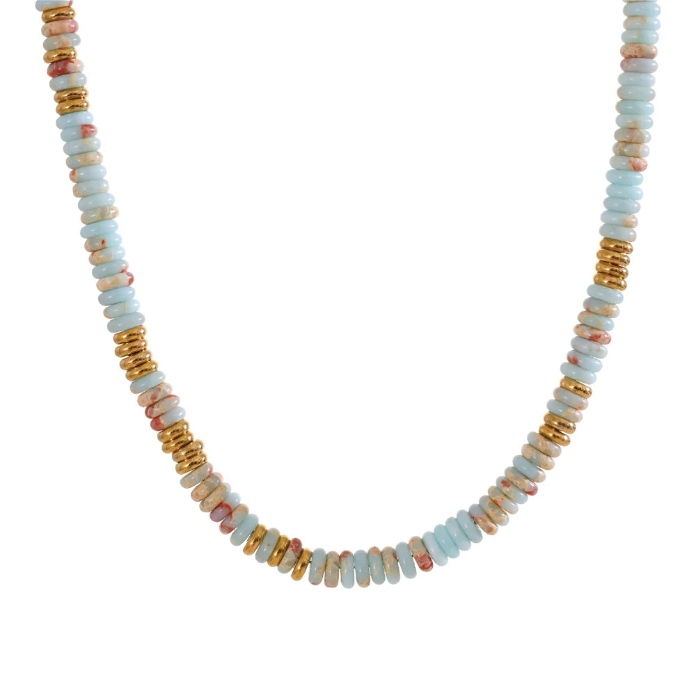 Anaya Colorful Natural Stone Necklace