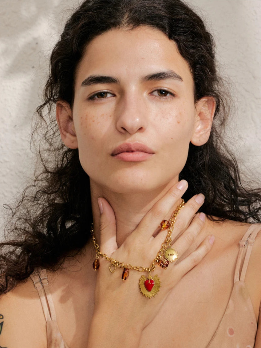 Maya Ocean & heart Charms Necklaces collection