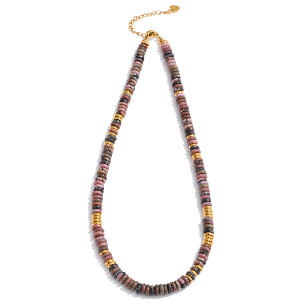 Anaya Colorful Natural Stone Necklace