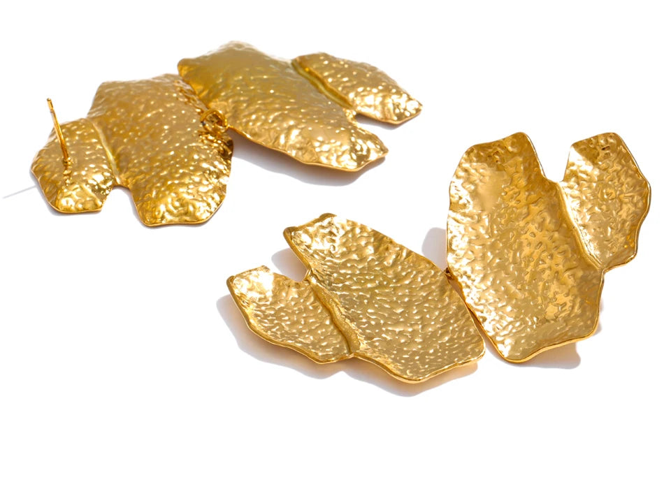 Mireya Hammer Geometric Drop Earrings