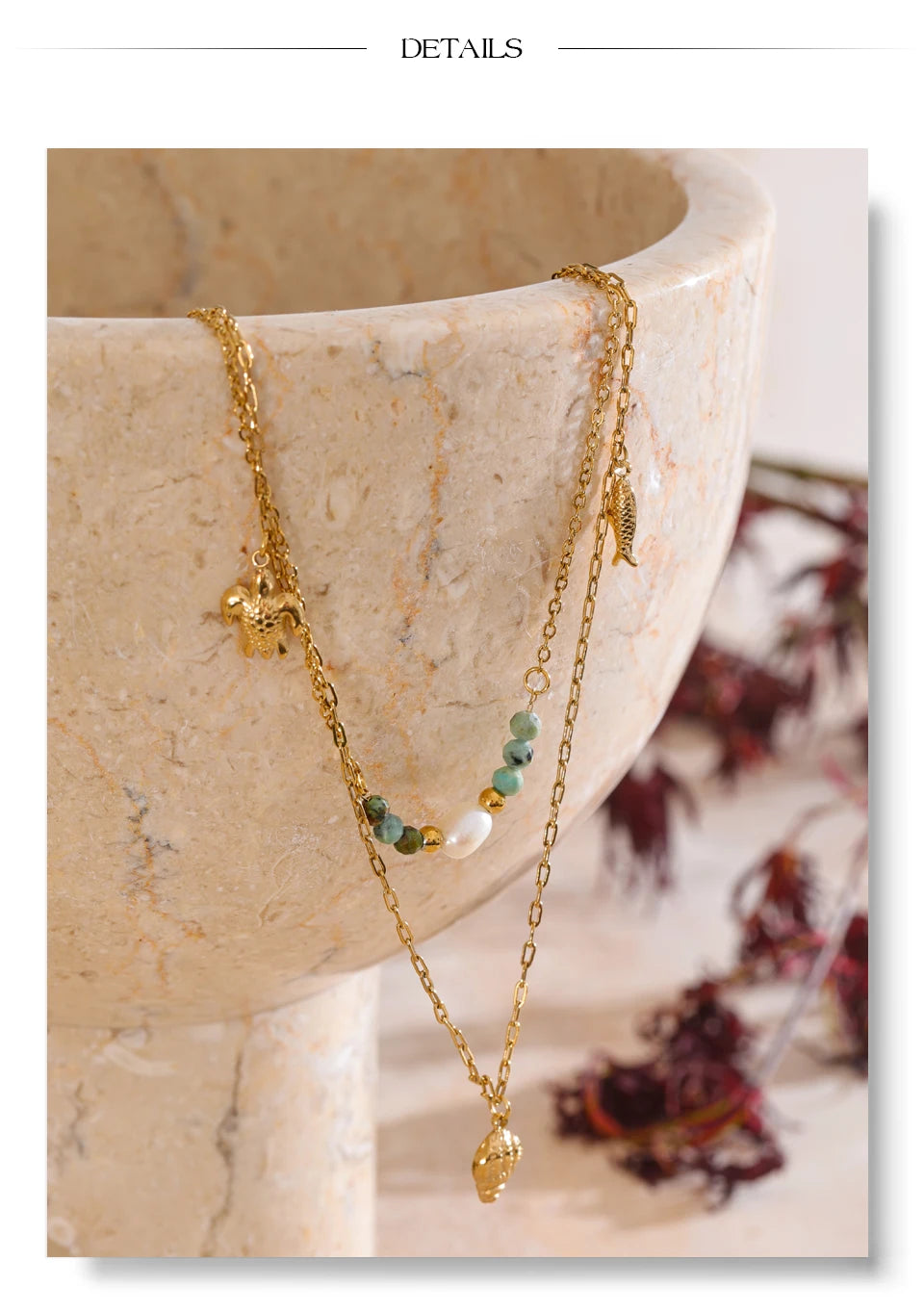 Dewi Ocean Charm Necklace