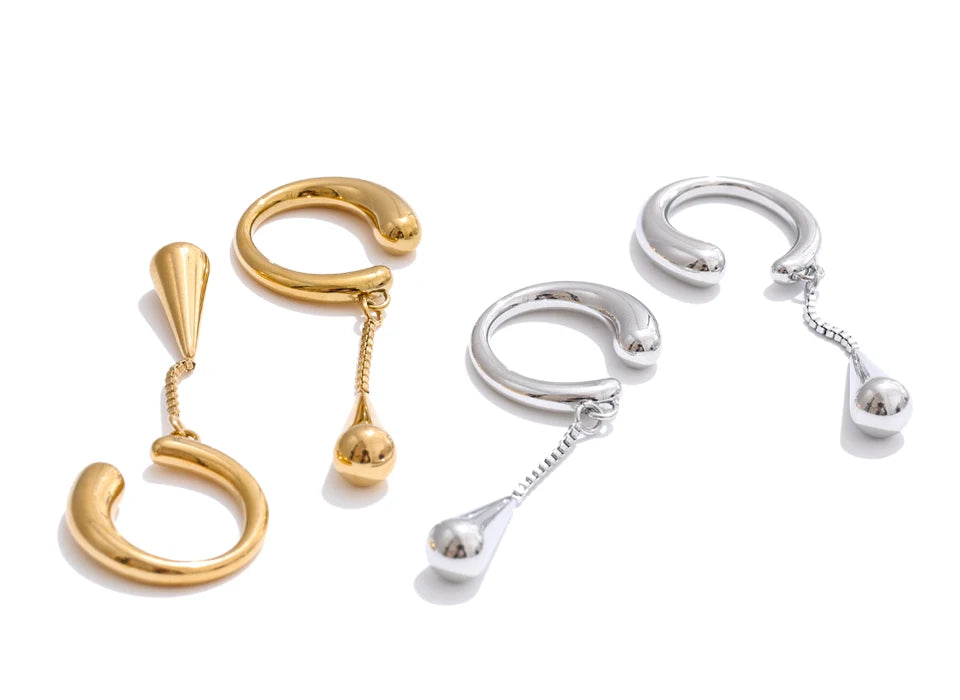 Luma Water Drop Ear Cuff