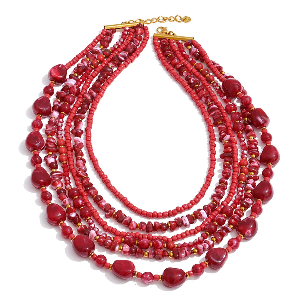 Camila Necklace - Handmade Beads Bohemia
