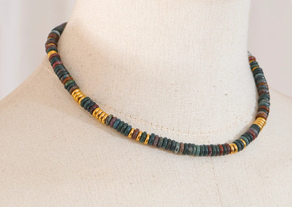 Anaya Colorful Natural Stone Necklace
