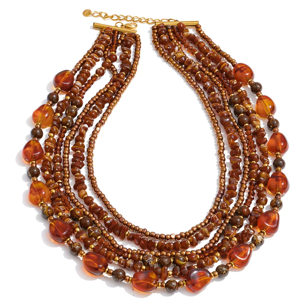 Camila Necklace - Handmade Beads Bohemia