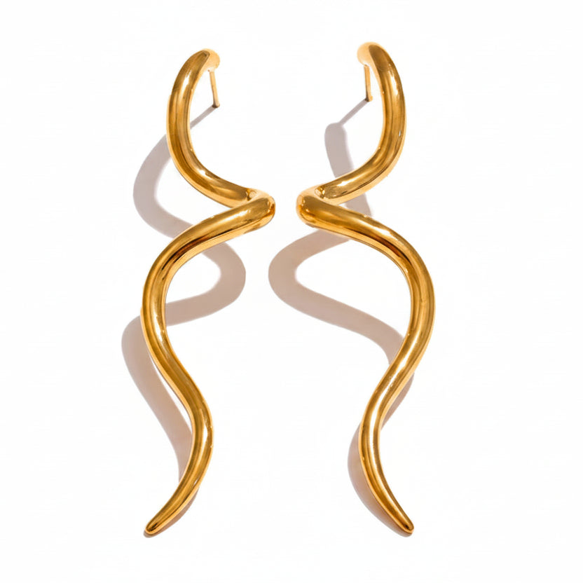 Naia Spiral earrings