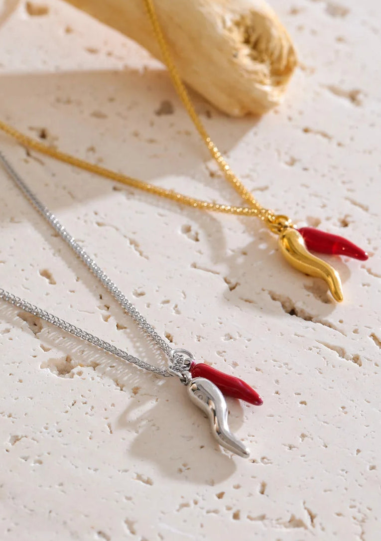 Capsa Red Chili Necklace