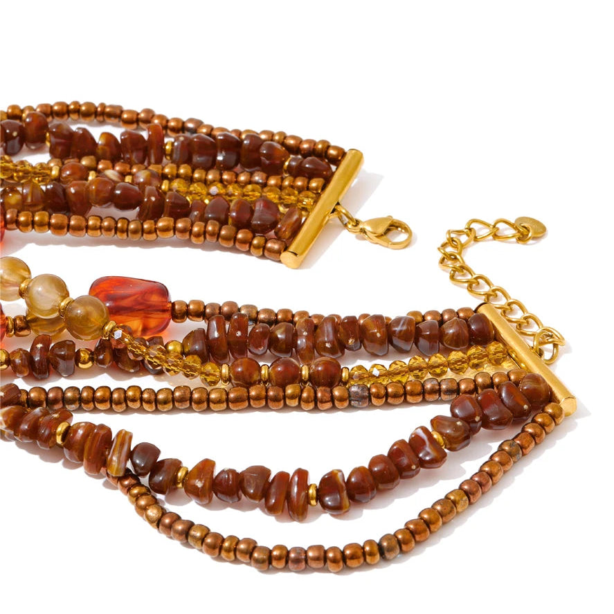 Camila Necklace - Handmade Beads Bohemia