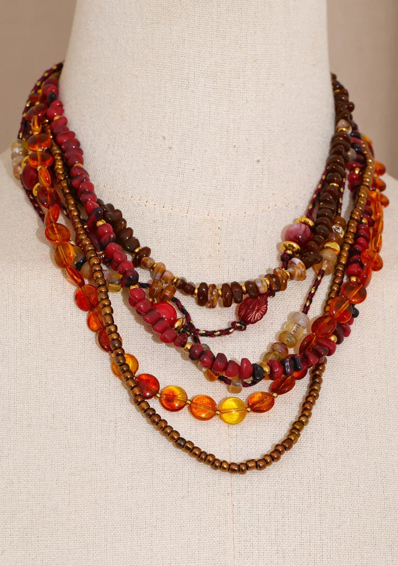Camila Necklace - Handmade Beads Bohemia