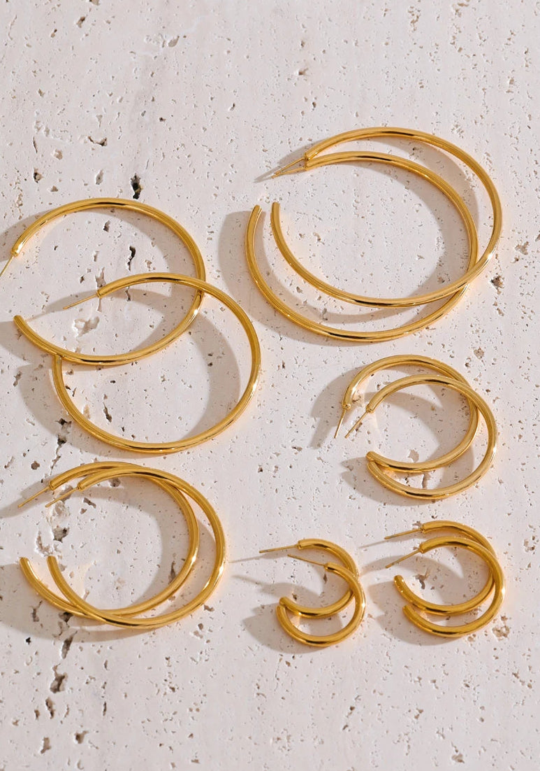 Noa Daily Hoop Earrings