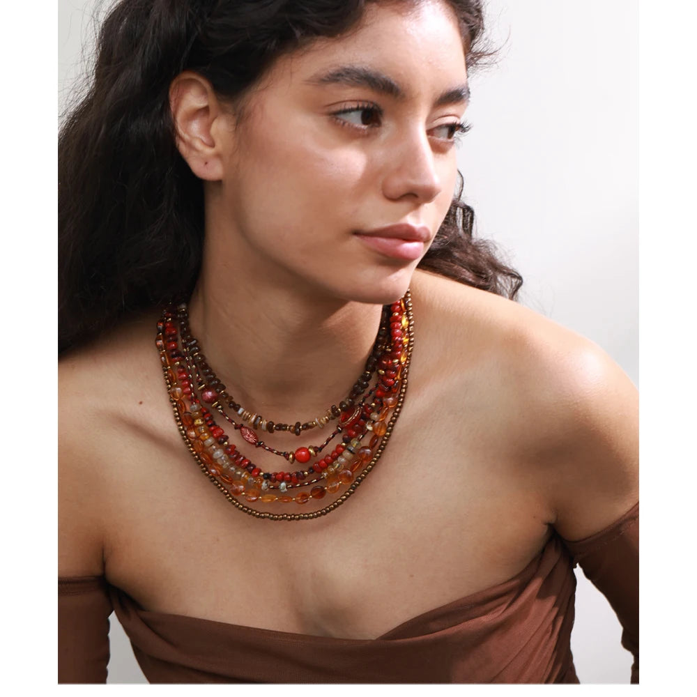 Camila Necklace - Handmade Beads Bohemia