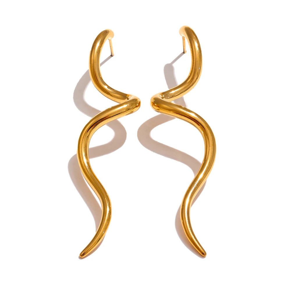 Naia Spiral earrings
