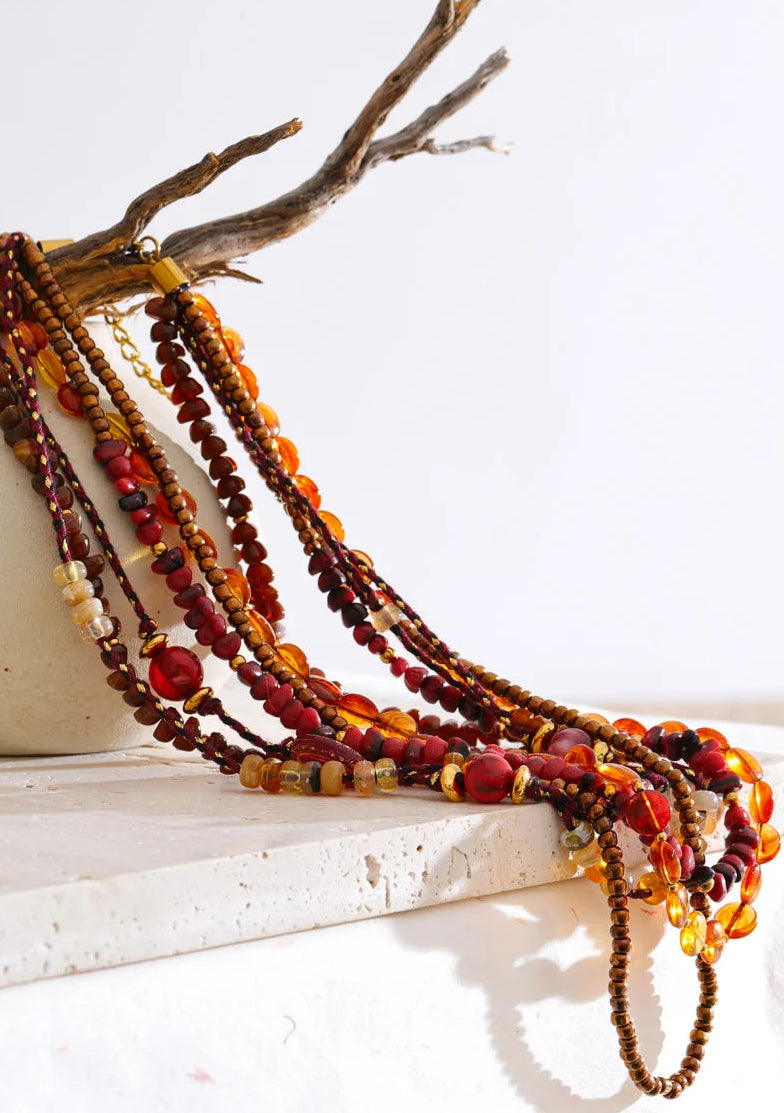 Camila Necklace - Handmade Beads Bohemia