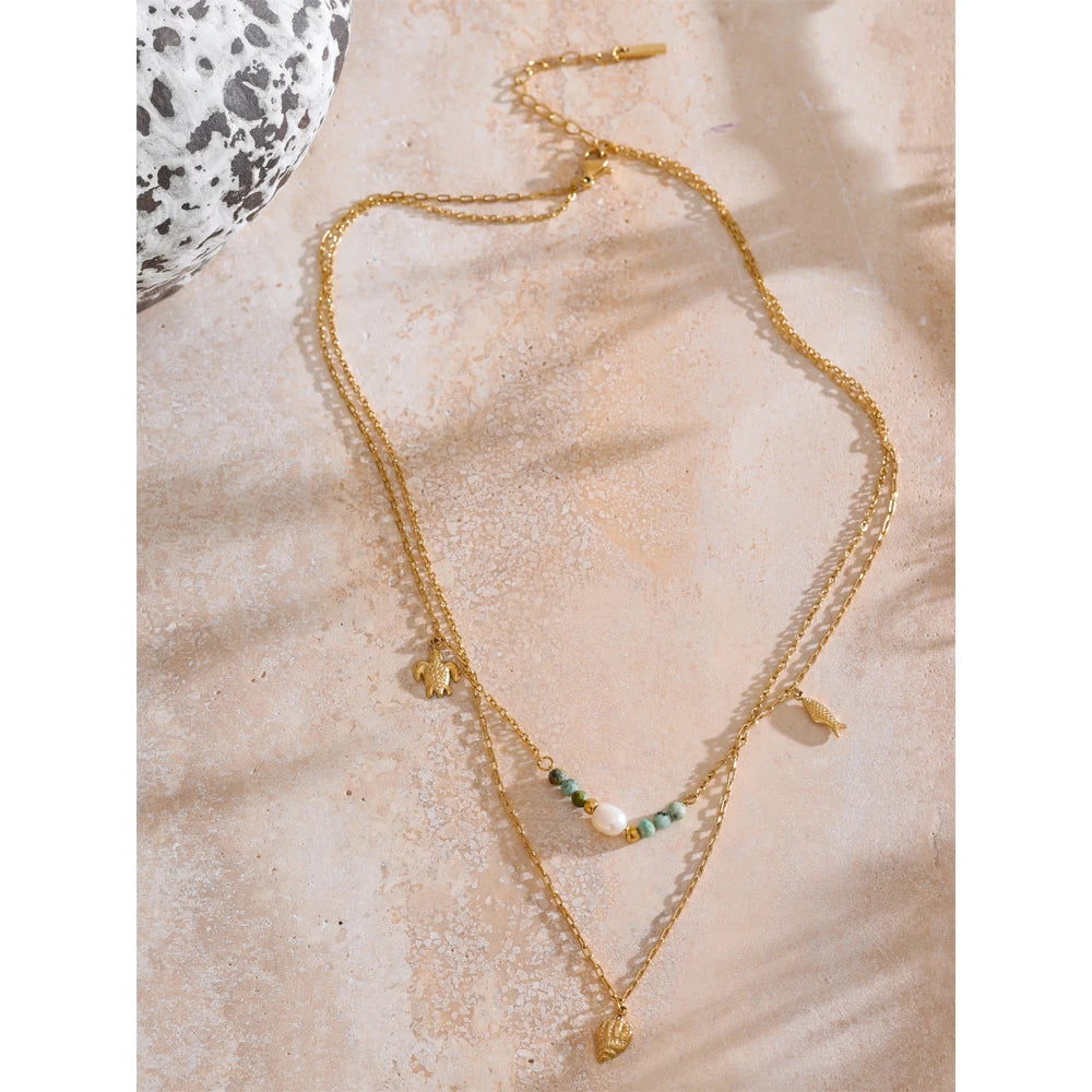 Dewi Ocean Charm Necklace