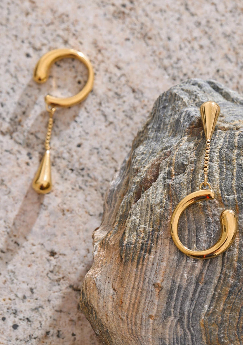 Luma Water Drop Ear Cuff