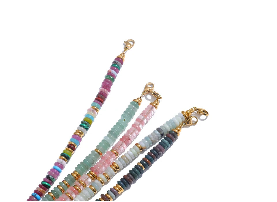 Anaya Colorful Natural Stone Necklace