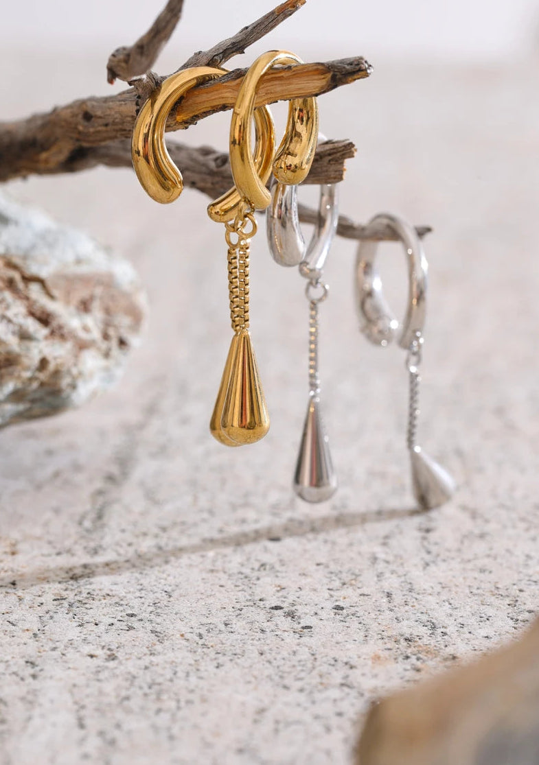 Luma Water Drop Ear Cuff