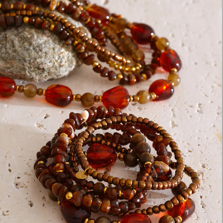 Camila Necklace - Handmade Beads Bohemia