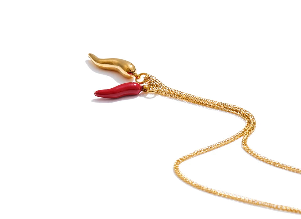 Capsa Red Chili Necklace