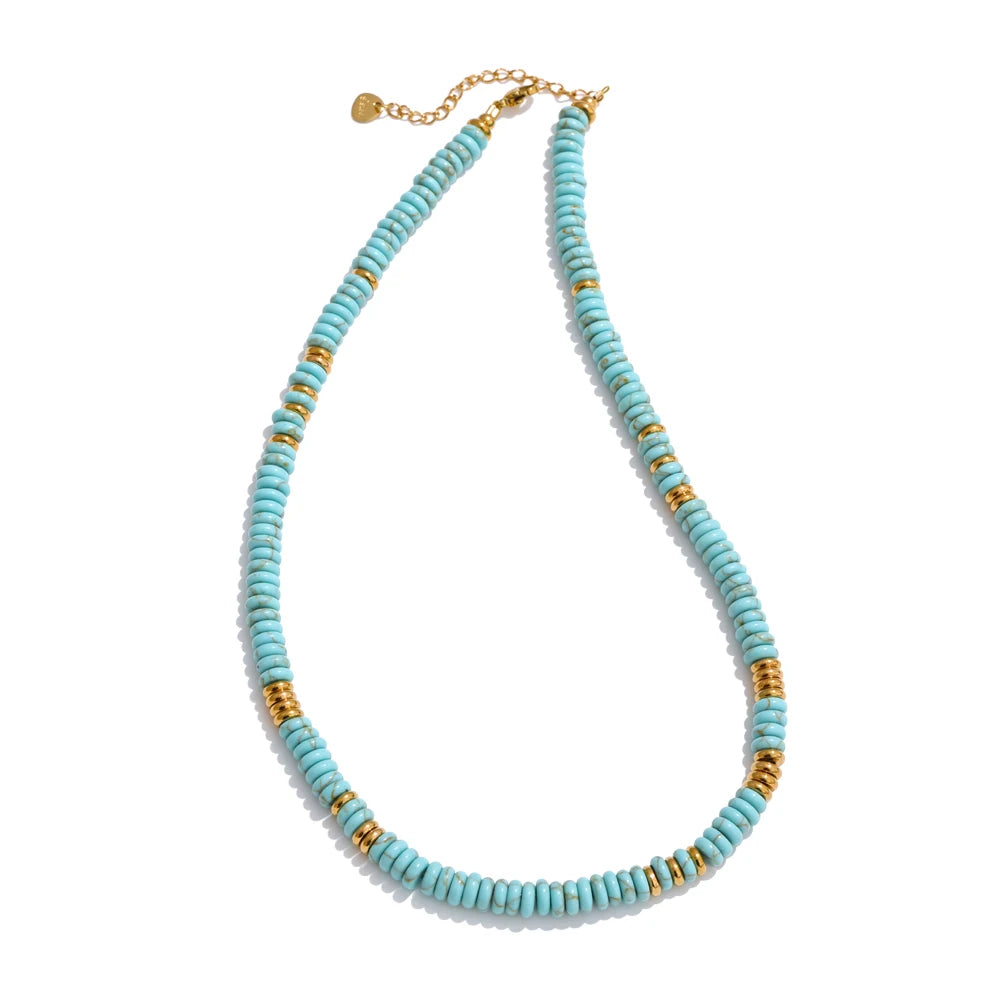 Anaya Colorful Natural Stone Necklace